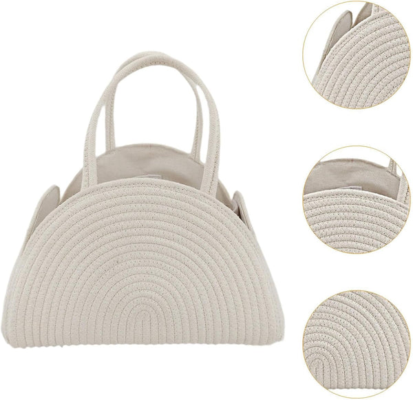 Little Baby Diaper Caddy Basket - Rainbow Beige