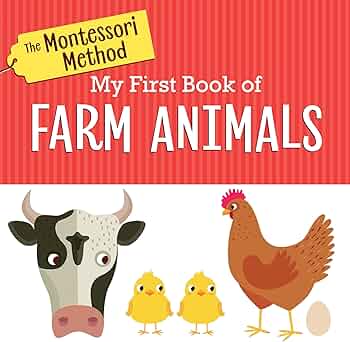 My First Book Of Farm Animals Montessori