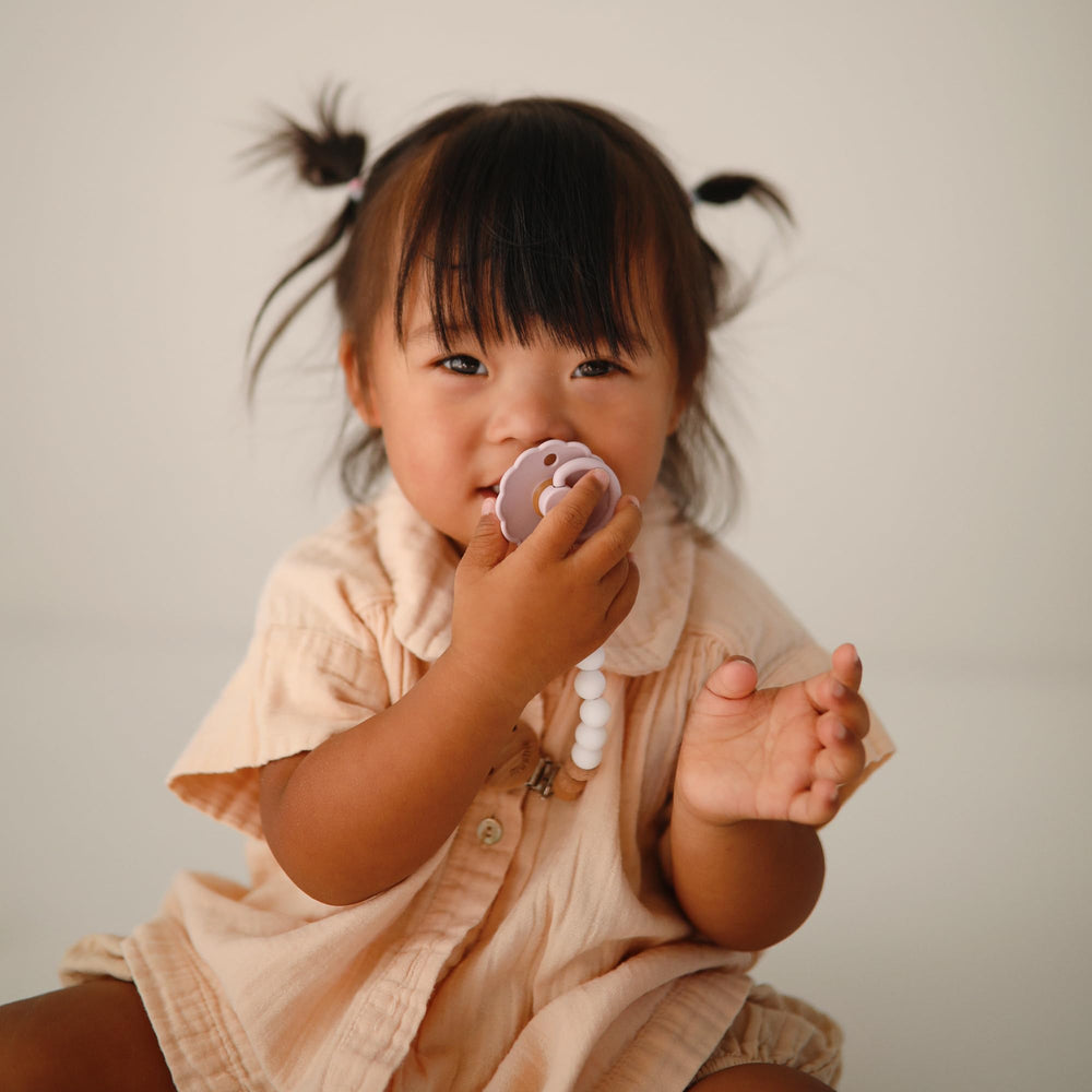 Frigg Daisy Latex Pacifier 6-18M  2-Pack Poppy/Lupine