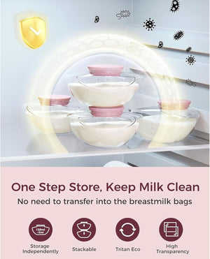 Momcozy Replacement Milk Collection Cup for M9 - 150ml Storage Container