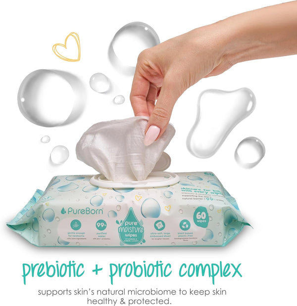 Pureborn Moisture Water Wipes