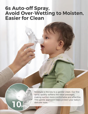 Momcozy BreezyClear™ 2-in-1 Electric Nasal Aspirator for Baby with Spray