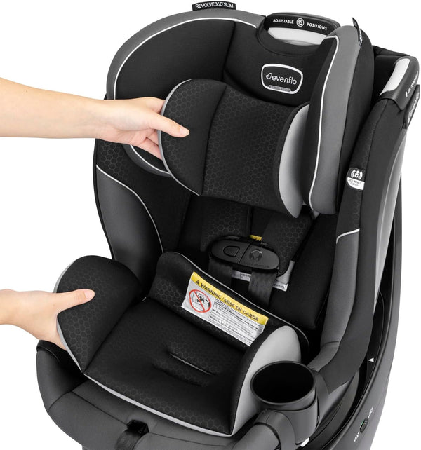 Evenflo® Revolve360™ Slim 2-in-1 Rotational Car Seat Canton Black