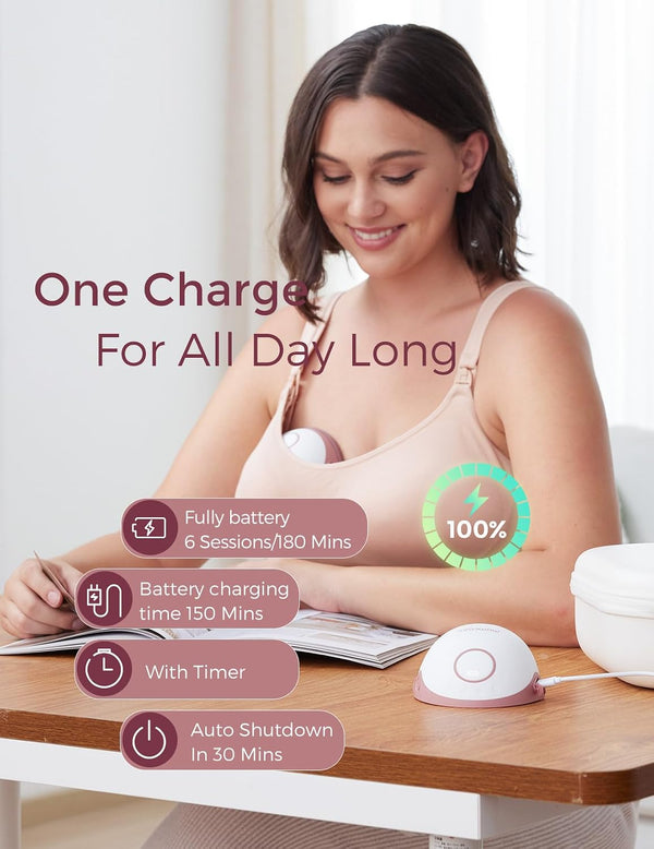 Momcozy Mobile Style Hands-free Slim Breast Pump | M6