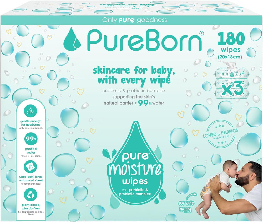 Pureborn Moisture Water Wipes