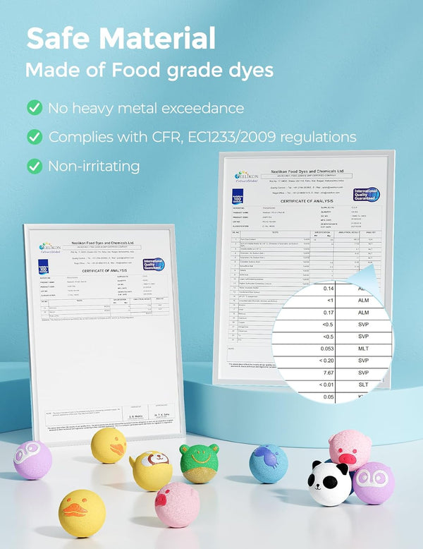 Momcozy Natural & Organic Essential Oil Bath Bombs 14Pcs Ab001
7Animal Shaoes