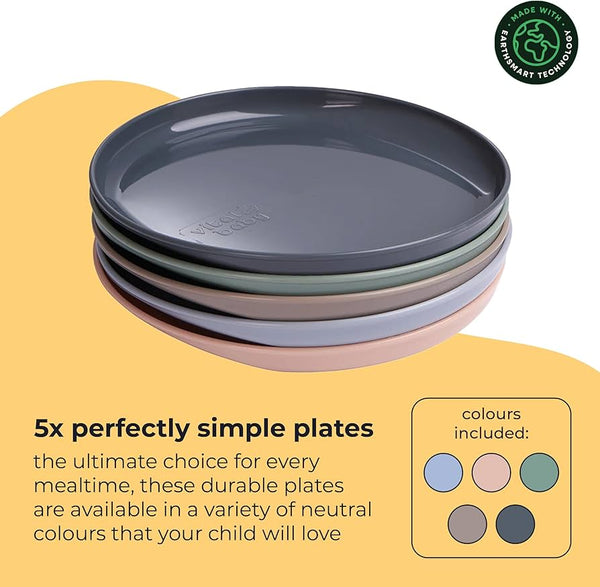 Vital Baby Perfectly Simple Toddler Plate | BPA-Free Stackable Feeding Plate