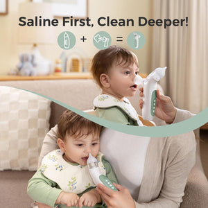 Momcozy BreezyClear™ 2-in-1 Electric Nasal Aspirator for Baby with Spray