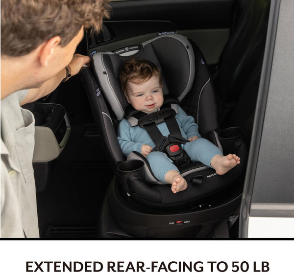 Evenflo® Revolve360™ Slim 2-in-1 Rotational Car Seat Canton Black