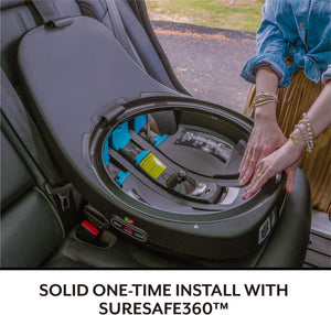 Evenflo® Revolve360™ Slim 2-in-1 Rotational Car Seat Canton Black