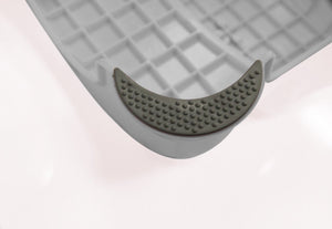 Babyjem Step Stool Gray Non-Slip Bath Accessory
