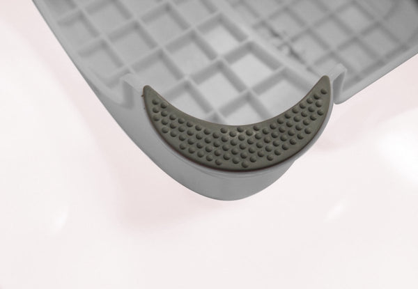 Babyjem Step Stool Gray Non-Slip Bath Accessory
