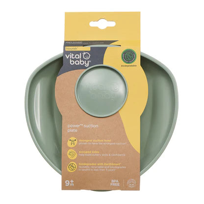 Vital Baby Power Suction Plate For Babies, Assorted Colors