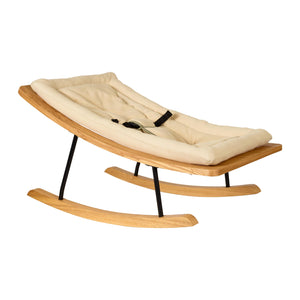 Quax Rocking Baby Bouncer Beige Ergonomic Comfort