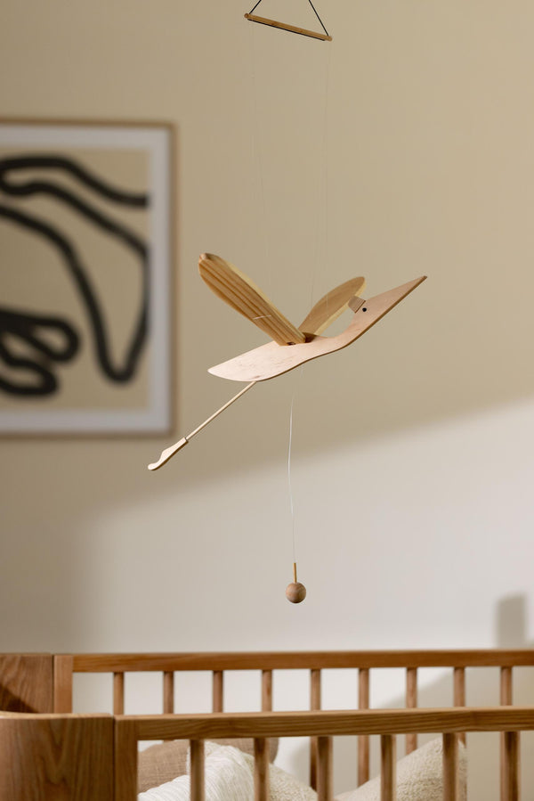 Quax Mobile Bird Mini Naturel Seagull Wall Hanging