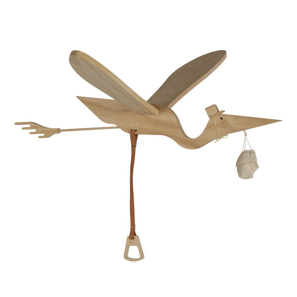 Quax Mobile Bird Seagull Naturel Nursery Decor