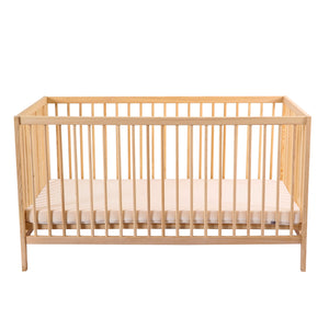 Kukka Natural Wood 2-Level Crib 70x140 Cm