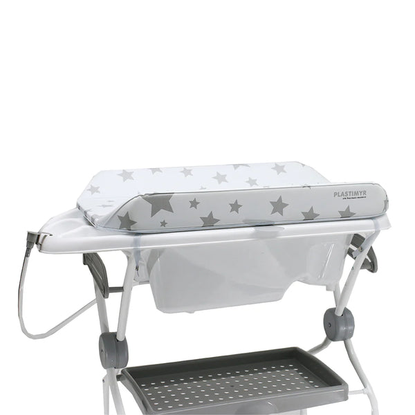 Plastimyr Ona Safari Grey Folding Bath Tub With Changing Table