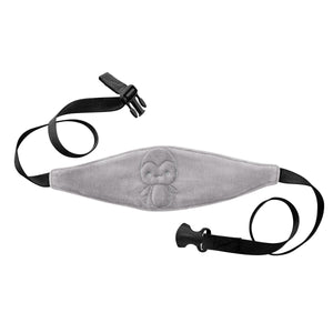 BABYJEM AUTO HEAD & NECK SUPPORT STRAP GREY - VELVET