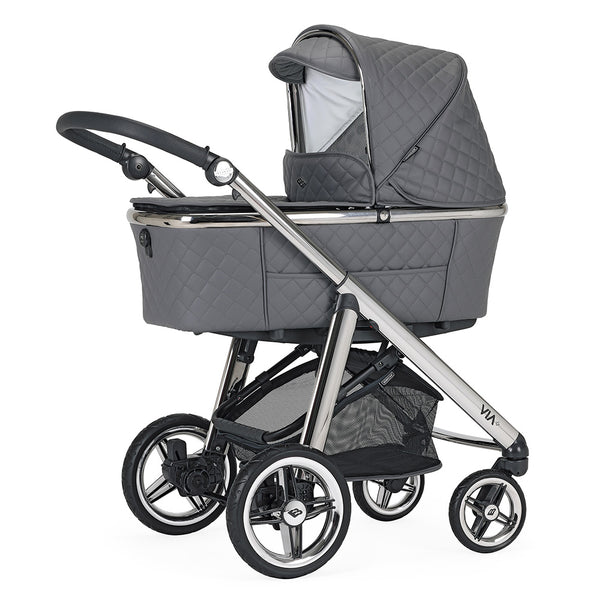 Bebecar Set Pram Via+ With Car Seat & Bag Sp-033