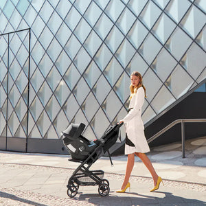 Gb ARTIO Infant Car Seat | Newborn Baby Carrier with Side Impact Protection & UPF50+ Canopy