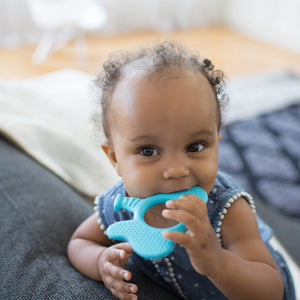 Dr. Brown's Flexees Elephant Silicone Teether Blue
