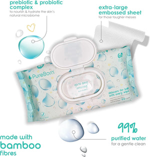Pureborn Moisture Water Wipes