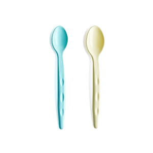 BABYJEM BABY FOOD SPOON 2 PCS/BLUE-YELLOW