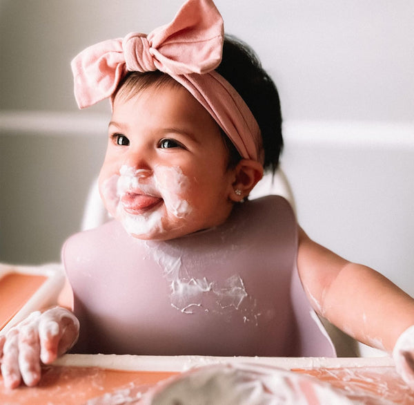 Moonkie Silicone Baby Bibs – Waterproof, BPA-Free Feeding Bibs (2-Pack)