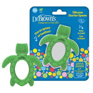 Dr. Brown’s Silicone Baby Spoon & Turtle Teether