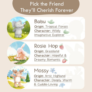 Moonkie Hug & Go Toddler Plush Backpack Highland Cow