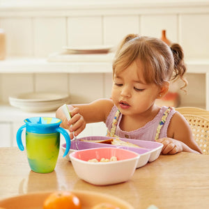 Munchkin Miracle 360 Trainer Sippy Cup with Handles Spill Proof 7 Ounce Tropical Swirl