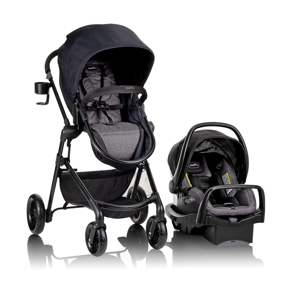 Evenflo® Pivot® Modular Travel System with LiteMax™ Infant Car Seat – Casual Gray