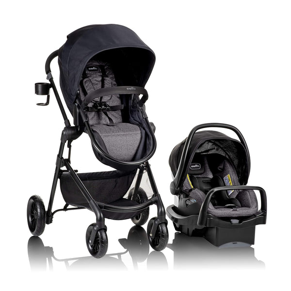 Evenflo® Pivot® Modular Travel System with LiteMax™ Infant Car Seat – Casual Gray