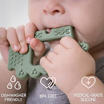 Moonkie Crocodile Silicone Teether