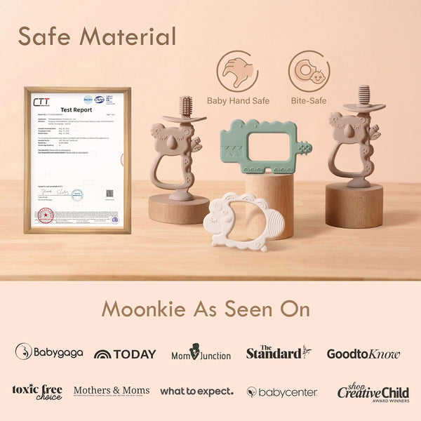 Moonkie Crocodile Silicone Teether