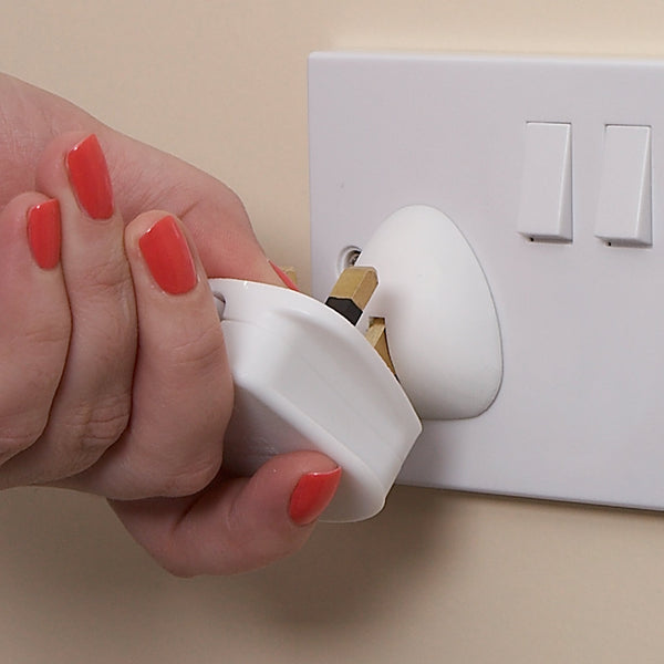 Clippasafe UK Plug Socket Covers White 6-Pack