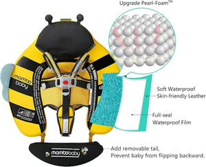 Mambobaby Waist Baby Float W/ Canopy -  Bee