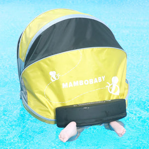 Mambobaby Non-Inflatable Chest Baby Float with Canopy - Bee