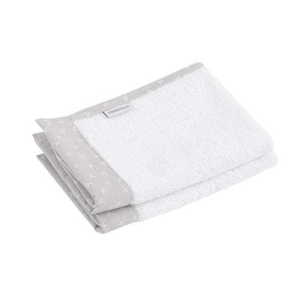 Cambrass Baby Towel Set  – TENCEL™ Soft Towels for Newborns, 2-Piece Set (25×35 cm)