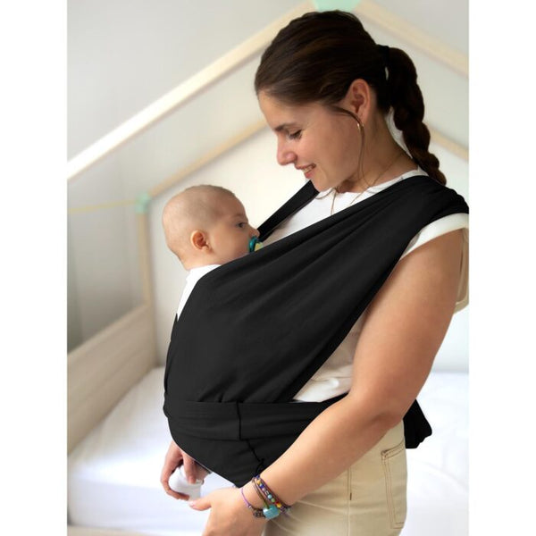 Babyjem Black Wrap Carrier Hands-Free Baby Carrier