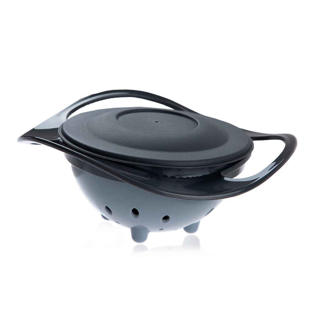 Babyjem Amazing Bowl Gray 360° Rotating Kids Dish