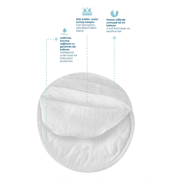 Babyjem Washable Breast Pads / 6 Pcs