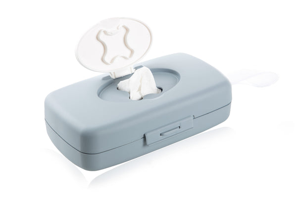 Babyjem Wet Towel Box Grey And White Hygienic Storage
