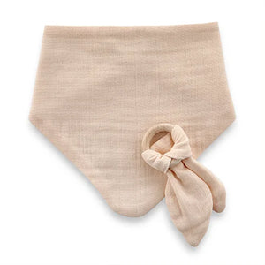 Babyjem Muslin Bib With Teether, Bandana Style