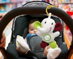 Babyjem Vibrating Baby Elephant Soft Toy Colorful