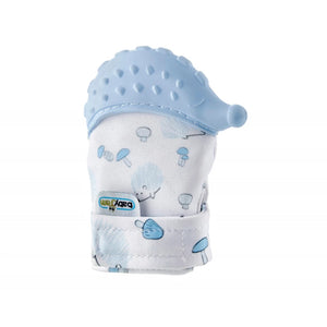 Babyjem Baby Teethering Gloves Hedgehog Blue