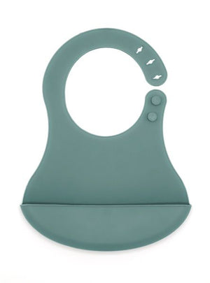 Baby Jem Mini Silicon Bib Mint Spill-Proof Feeding Accessory