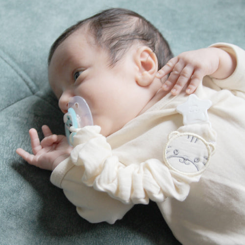 Babyjem Pacifier Clip Silk Material Somon