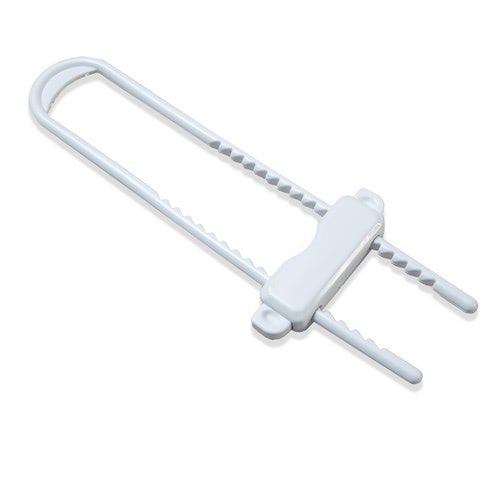 Baby Jem Cab Lock White Child Safety Cabinet Lock